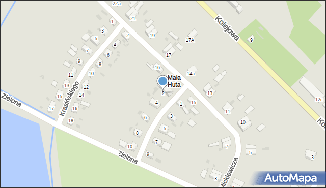 Przemków, Słowackiego Juliusza, 2, mapa Przemków