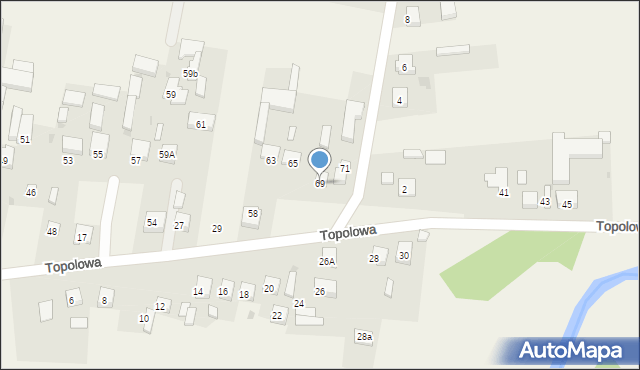 Przygłów, Słoneczna, 69, mapa Przygłów