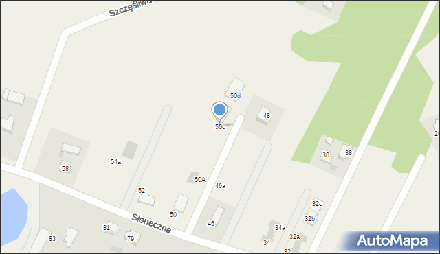 Przyjaźń, Słoneczna, 50c, mapa Przyjaźń