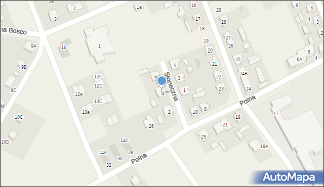 Przytoczna, Słoneczna, 4, mapa Przytoczna