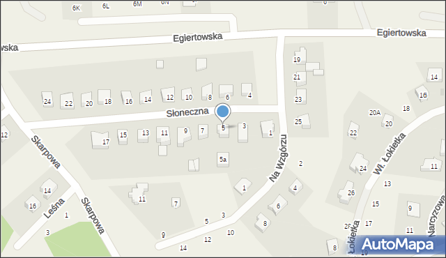 Przywidz, Słoneczna, 5, mapa Przywidz