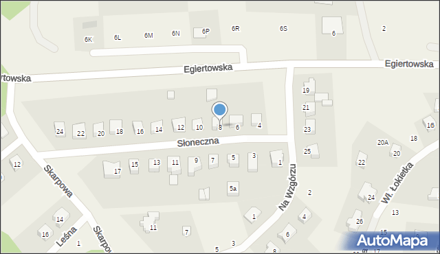 Przywidz, Słoneczna, 8, mapa Przywidz