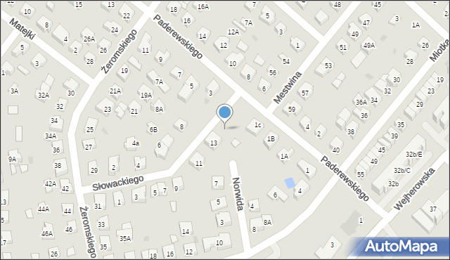 Puck, Słowackiego Juliusza, 15, mapa Puck