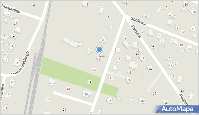 Puszczykowo, Słowackiego Juliusza, 10, mapa Puszczykowo