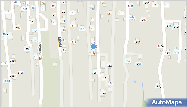 Radlin, Słowackiego Juliusza, 16, mapa Radlin