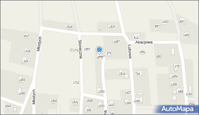 Radziechowy, Słoneczna, 1675, mapa Radziechowy