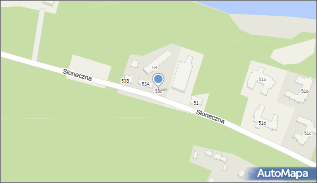 Radzyń, Słoneczna, 53c, mapa Radzyń