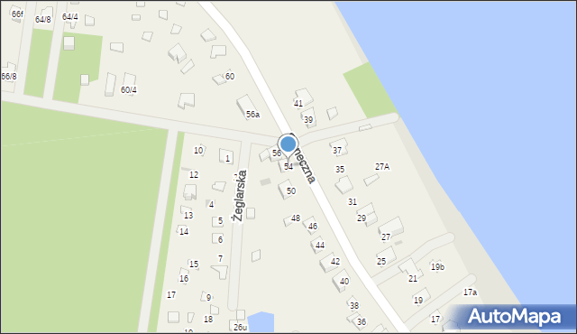 Radzyń, Słoneczna, 54, mapa Radzyń