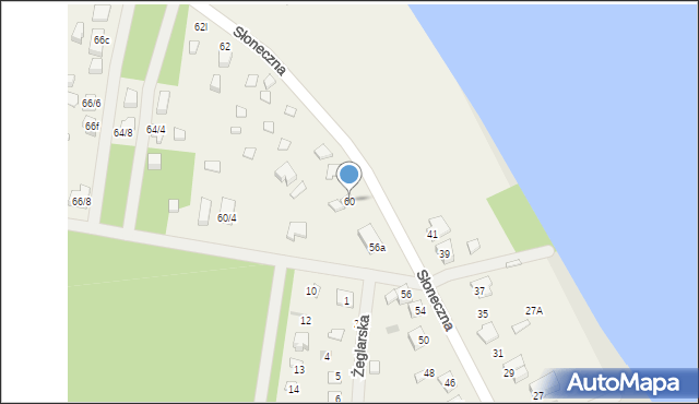 Radzyń, Słoneczna, 60, mapa Radzyń