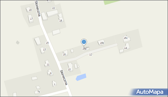 Rakowiec, Słoneczna, 16a, mapa Rakowiec