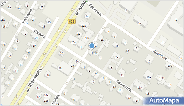Raszyn, Słoneczna, 3, mapa Raszyn