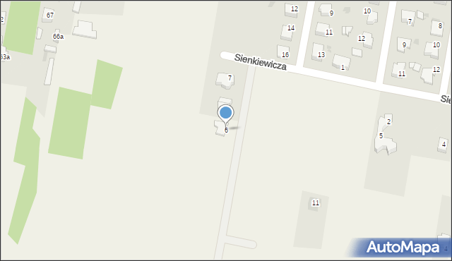 Rędziny, Słowackiego Juliusza, 6, mapa Rędziny