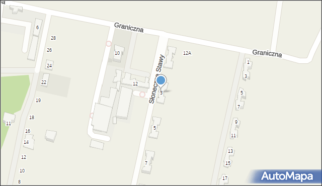 Reguły, Słoneczne Stawy, 3, mapa Reguły