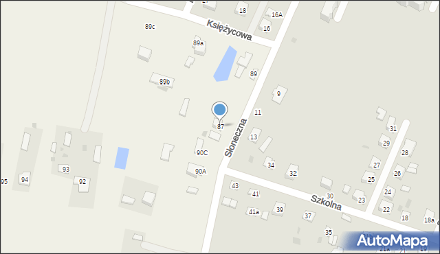 Rejowiec, Słoneczna, 30, mapa Rejowiec