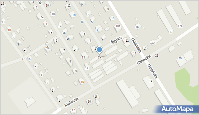 Resko, Śląska, 2a, mapa Resko