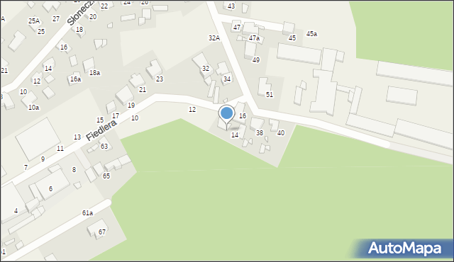 Rogalinek, Słoneczna, 36a, mapa Rogalinek