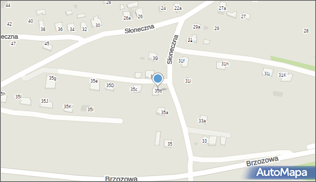 Ropczyce, Słoneczna, 35b, mapa Ropczyce