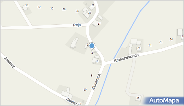 Roszowicki Las, Słoneczna, 4, mapa Roszowicki Las