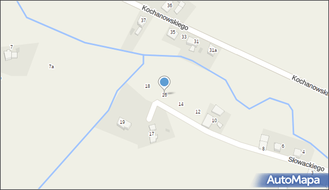 Roszowicki Las, Słowackiego Juliusza, 16, mapa Roszowicki Las