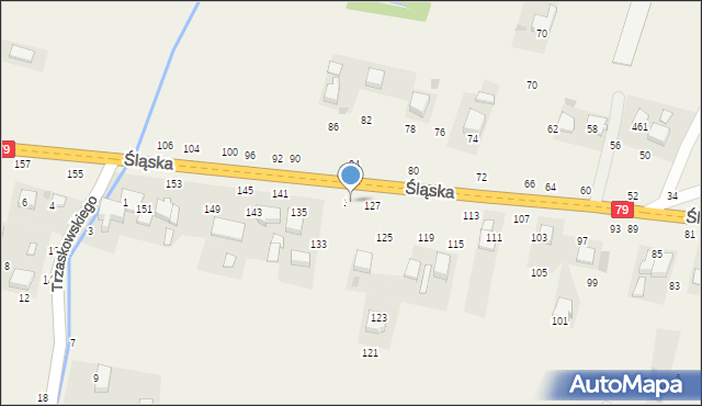 Rudawa, Śląska, 129, mapa Rudawa