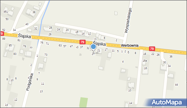 Rudawa, Śląska, 27, mapa Rudawa