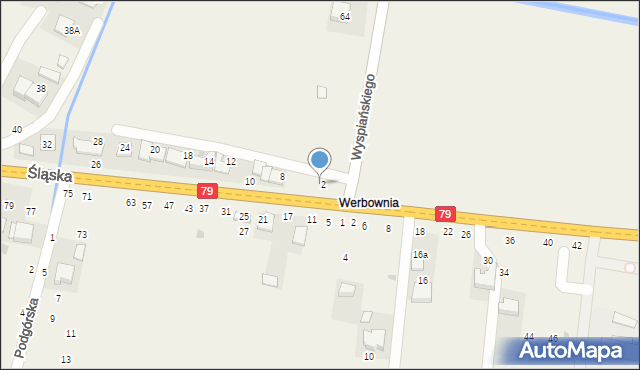 Rudawa, Śląska, 4, mapa Rudawa