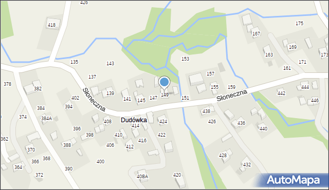 Rudnik, Słoneczna, 149, mapa Rudnik