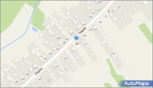 Rudnik Mały, Śląska, 109, mapa Rudnik Mały