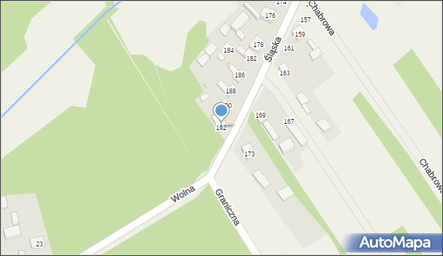 Rudnik Mały, Śląska, 192, mapa Rudnik Mały