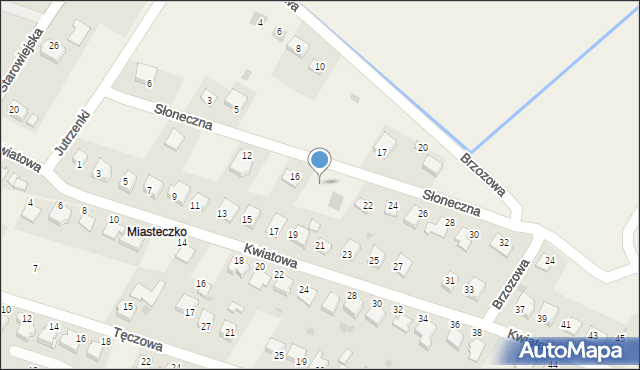 Ryczów, Słoneczna, 18, mapa Ryczów