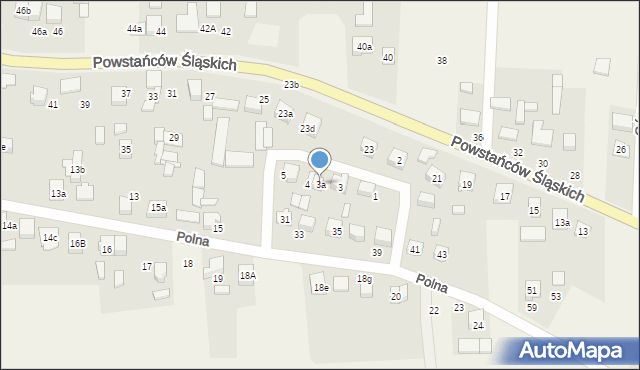 Sadów, Słoneczna, 3a, mapa Sadów