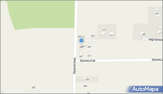 Sanka, Słoneczna, 3, mapa Sanka