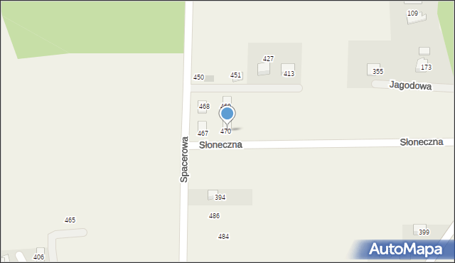 Sanka, Słoneczna, 7, mapa Sanka