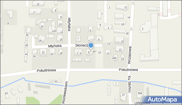 Sarbinowo, Słoneczna, 8, mapa Sarbinowo