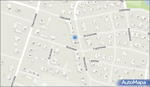 Sianów, Słoneczna, 18, mapa Sianów