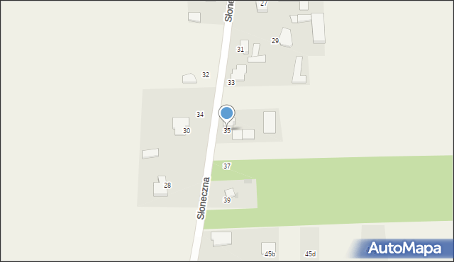 Siedlec, Słoneczna, 35, mapa Siedlec