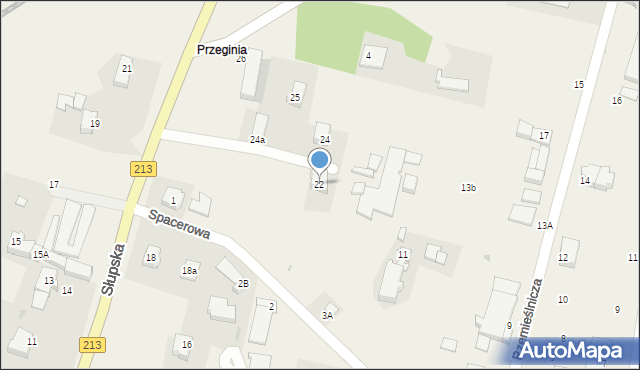 Siemianice, Słupska, 22, mapa Siemianice