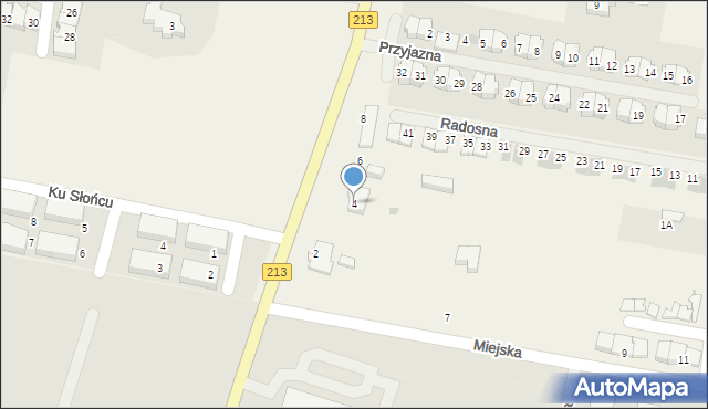 Siemianice, Słupska, 4, mapa Siemianice