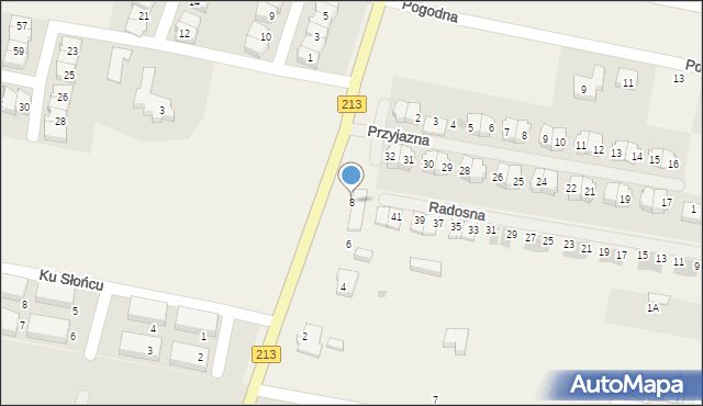 Siemianice, Słupska, 8, mapa Siemianice