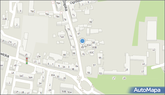 Siemianowice Śląskie, Śląska, 63, mapa Siemianowice Śląskie