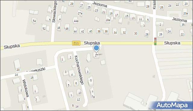 Sierakowice, Słupska, 27, mapa Sierakowice