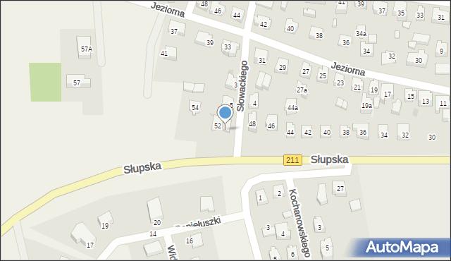 Sierakowice, Słupska, 50, mapa Sierakowice