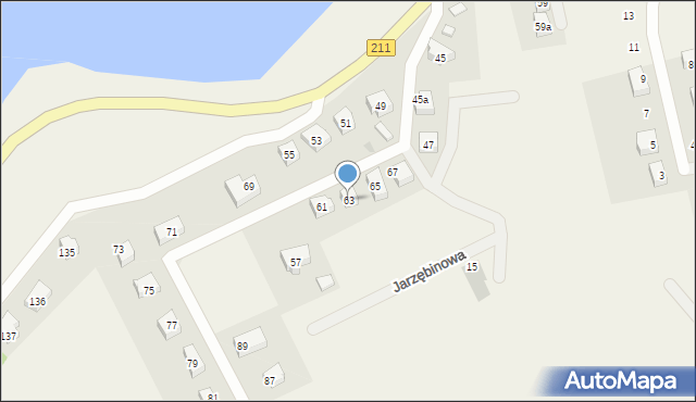 Sierakowice, Słupska, 63, mapa Sierakowice