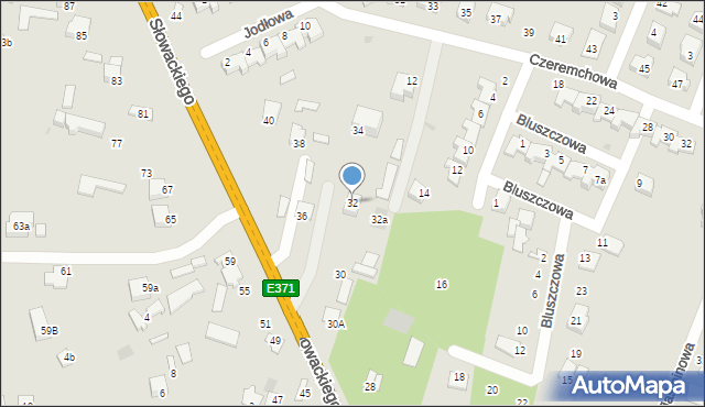 Skaryszew, Słowackiego Juliusza, 32, mapa Skaryszew