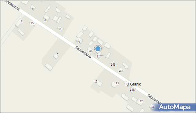 Skrzelczyce, Słoneczna, 11, mapa Skrzelczyce