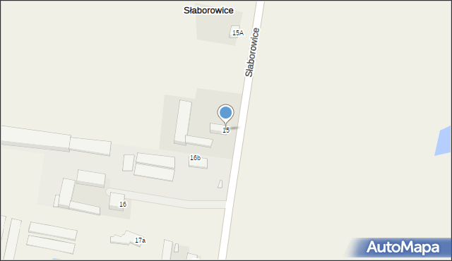 Słaborowice, Słaborowice, 15, mapa Słaborowice