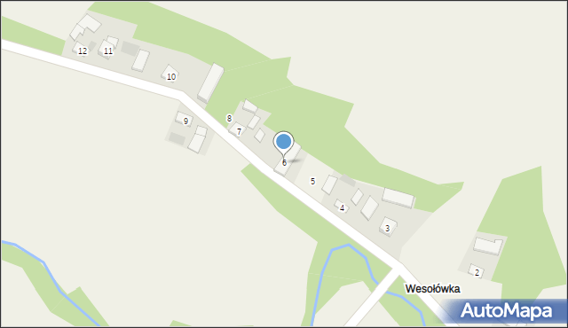 Słabuszewice, Słabuszewice, 6, mapa Słabuszewice