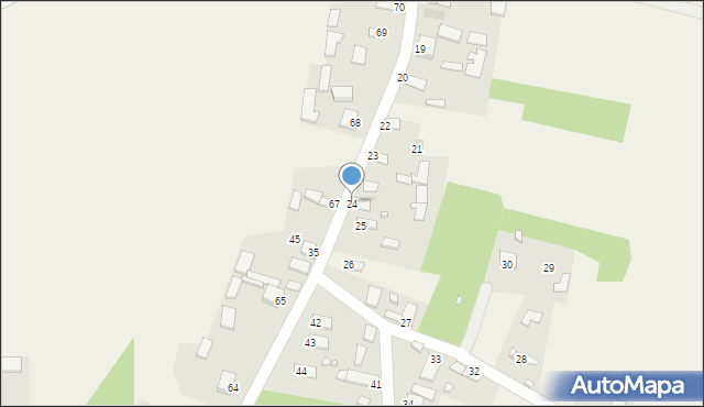 Śladków Duży, Śladków Duży, 24, mapa Śladków Duży