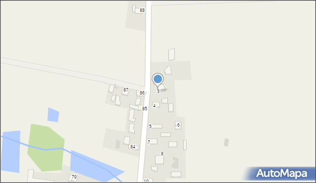 Śladków Duży, Śladków Duży, 3, mapa Śladków Duży