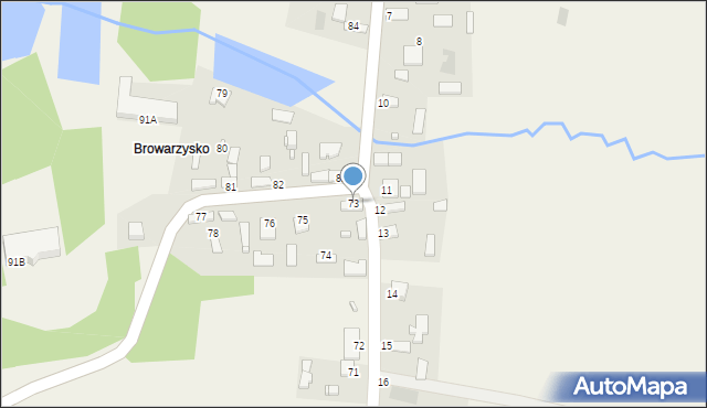 Śladków Duży, Śladków Duży, 73, mapa Śladków Duży